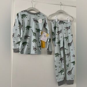 Burt's Bees 2-Piece Long Sleeve Tee and Pants Organic Cotton Pajama Set 5T NWT